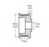 Pulley 24-1255-3, 10496811, 10497175, 175, 1979422, 1979846, 1985864 - #2